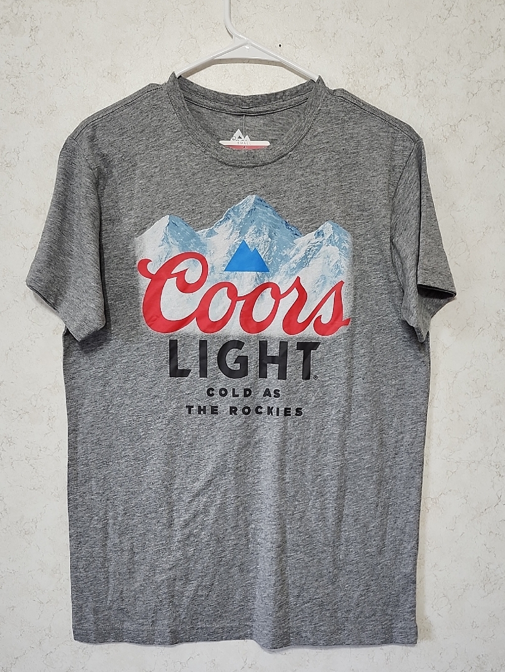 Coors Light Graphic Short Sleeve Tee Shirt Americana Graphic Tee Lounge Unisex